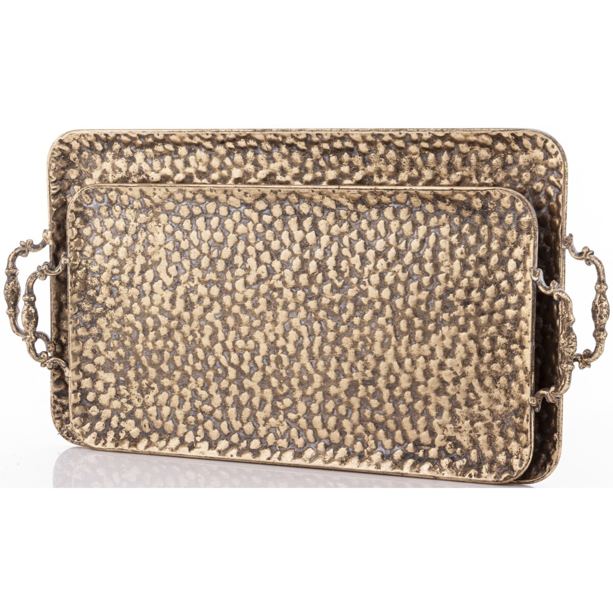 Taca złota ozdobna 2 szt. 57x30 cm RICO