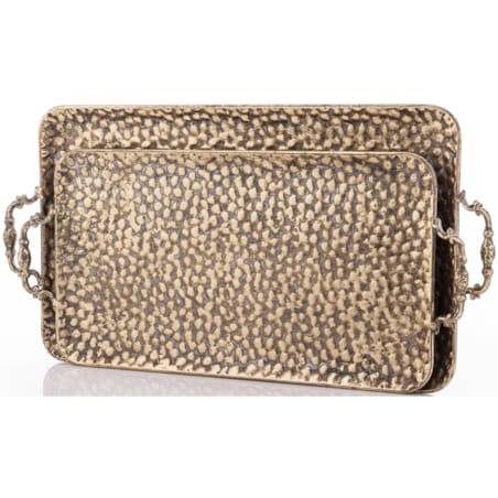 Taca złota ozdobna 2 szt. 57x30 cm RICO