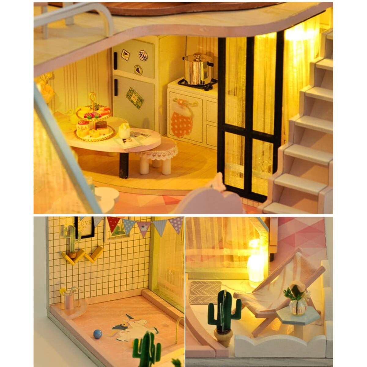 Miniaturowy domek - Słoneczne wakacje