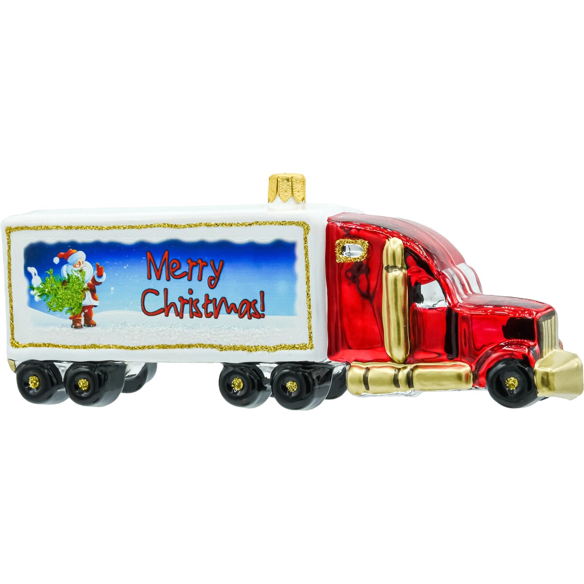 Bombka choinkowa: Ciężarówka Merry Christmas