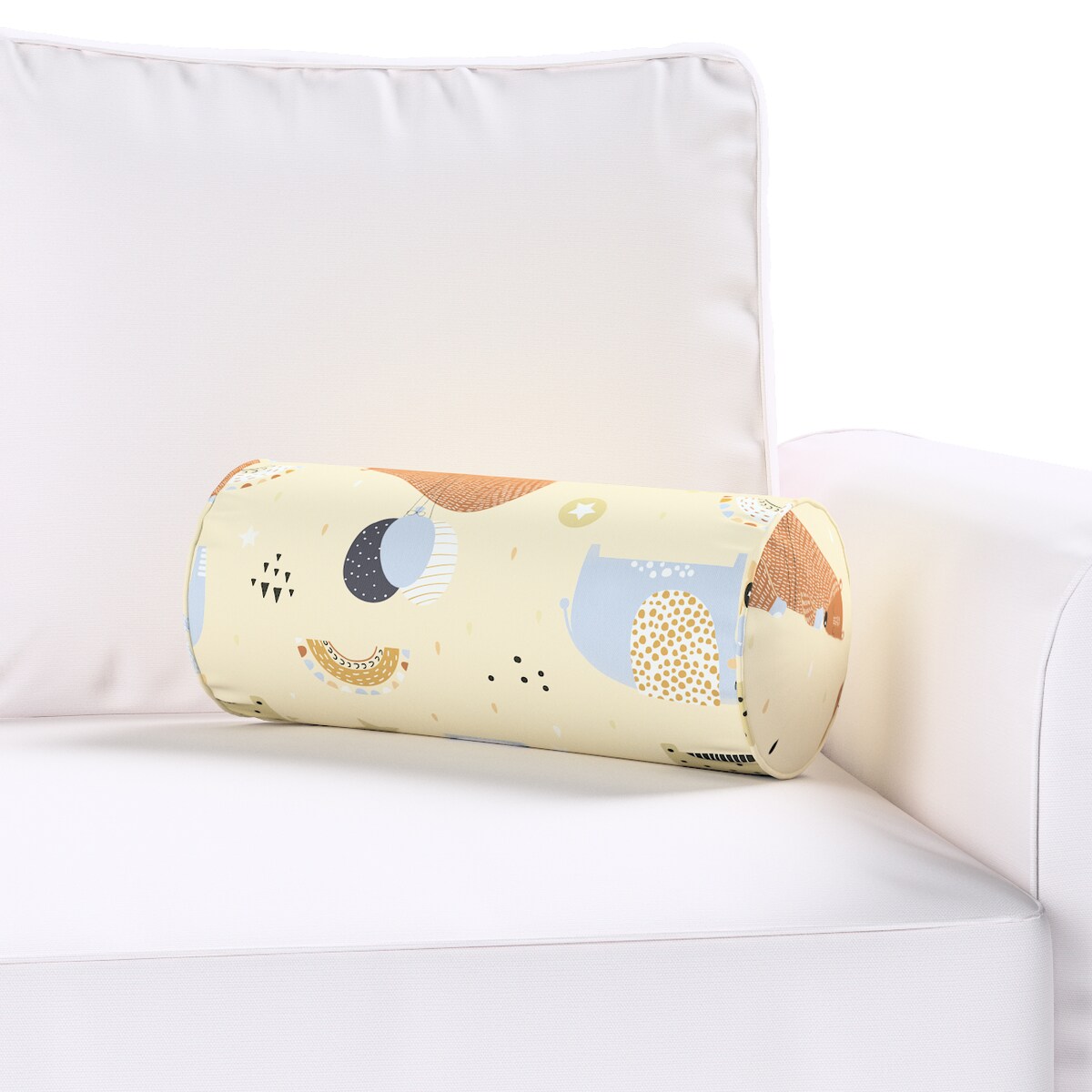 Wałek Ruby, beżowy, Ø16 x 40 cm, Magic Collection