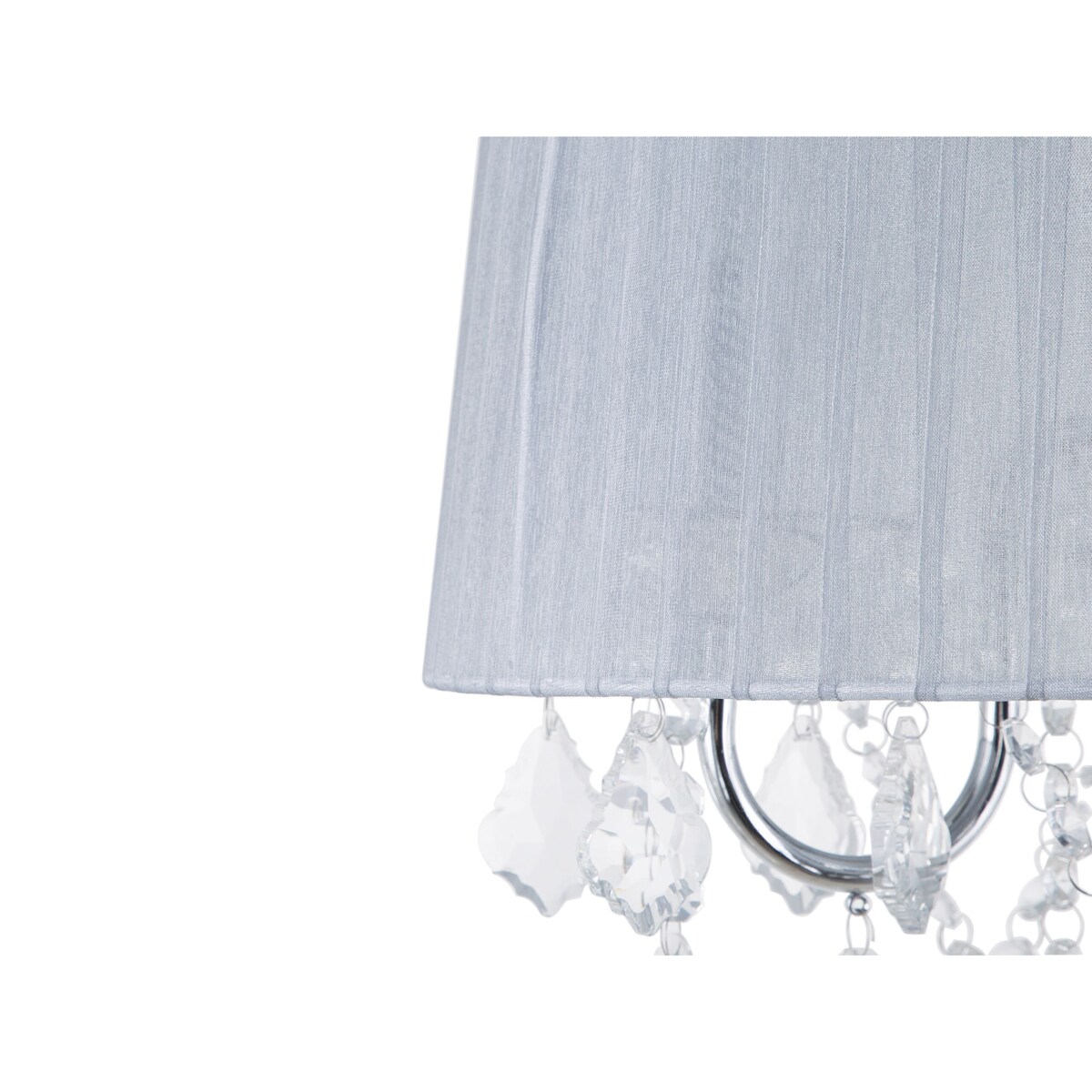 Lampa podłogowa metalowa szara EVANS