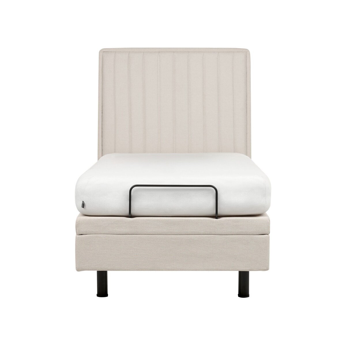 Łóżko regulowane DUKE II 90 x 200 cm Jasnobeżowy