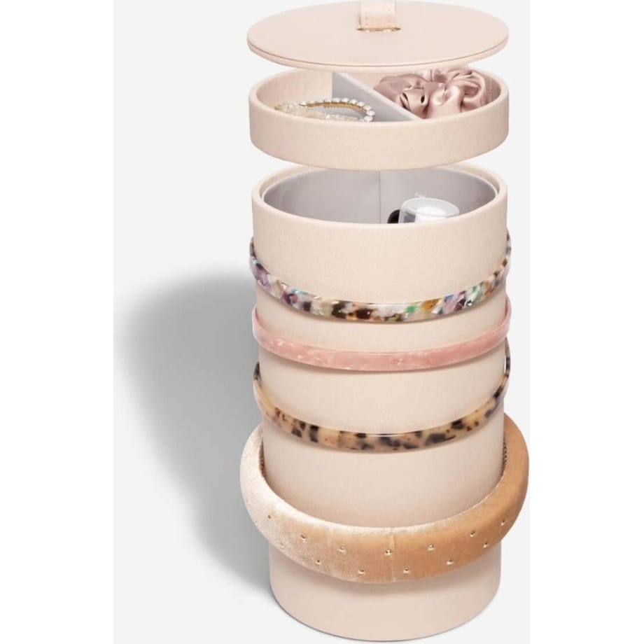 Organizer na akcesoria do włosów Stackers różowy