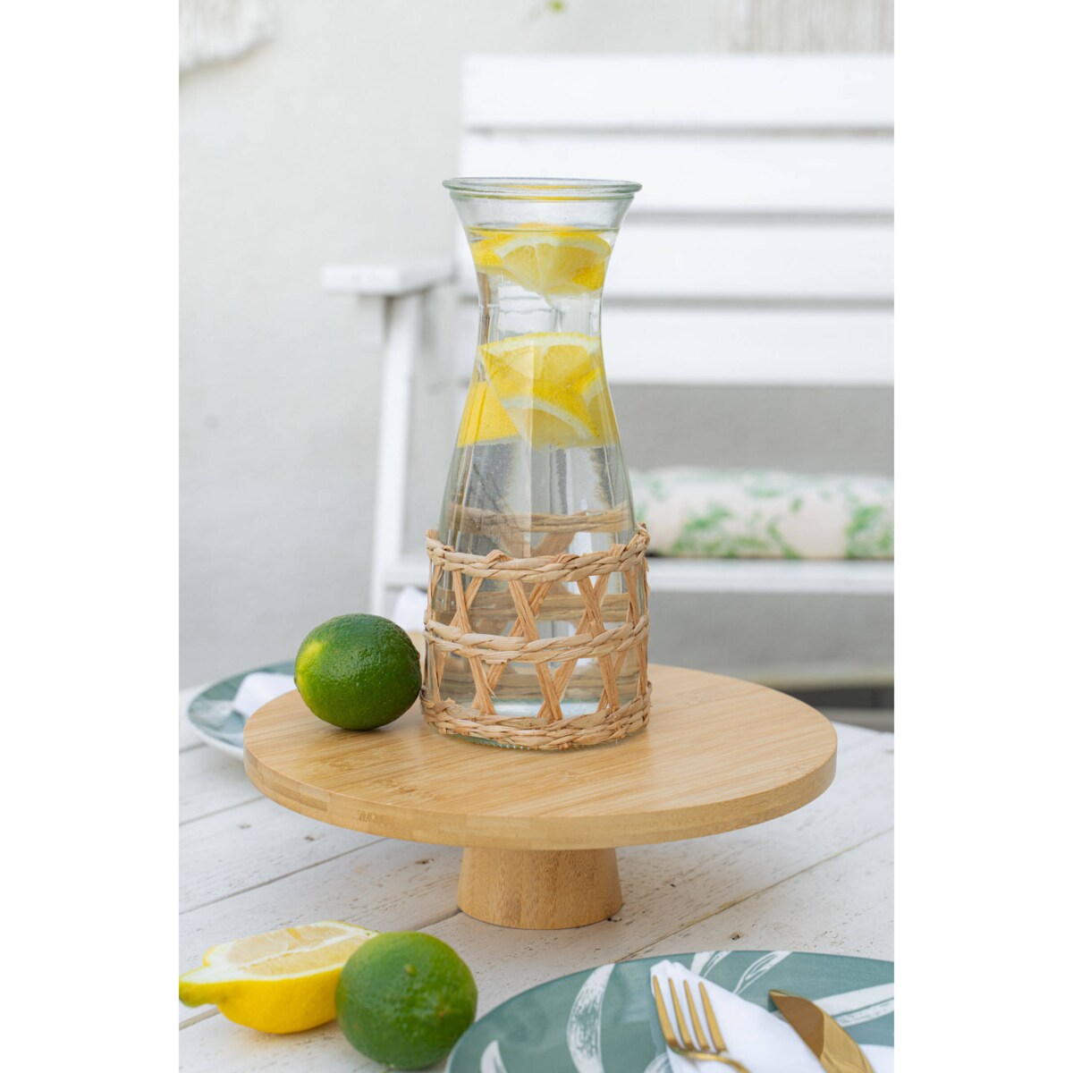 Patera na ciasto, bambus, Ø 28 cm