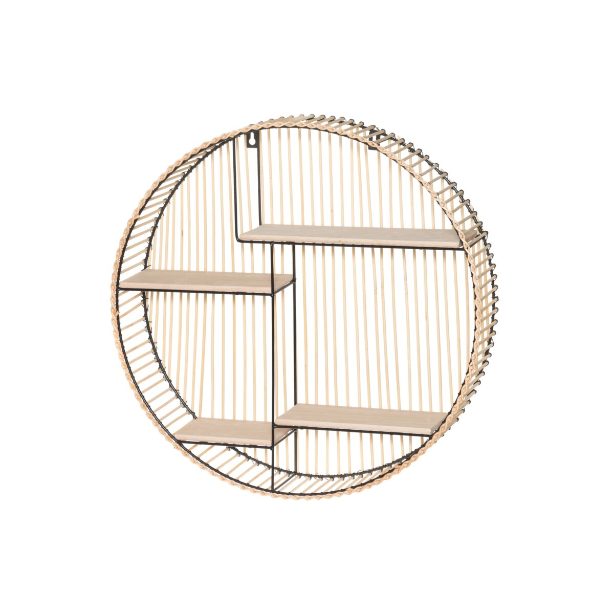 Rattanowa półka ścienna, Ø 50 cm