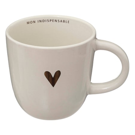 Zestaw do kawy: 4 porcelanowe kubki i spodki, na stojaku FLORAL, 170 ml