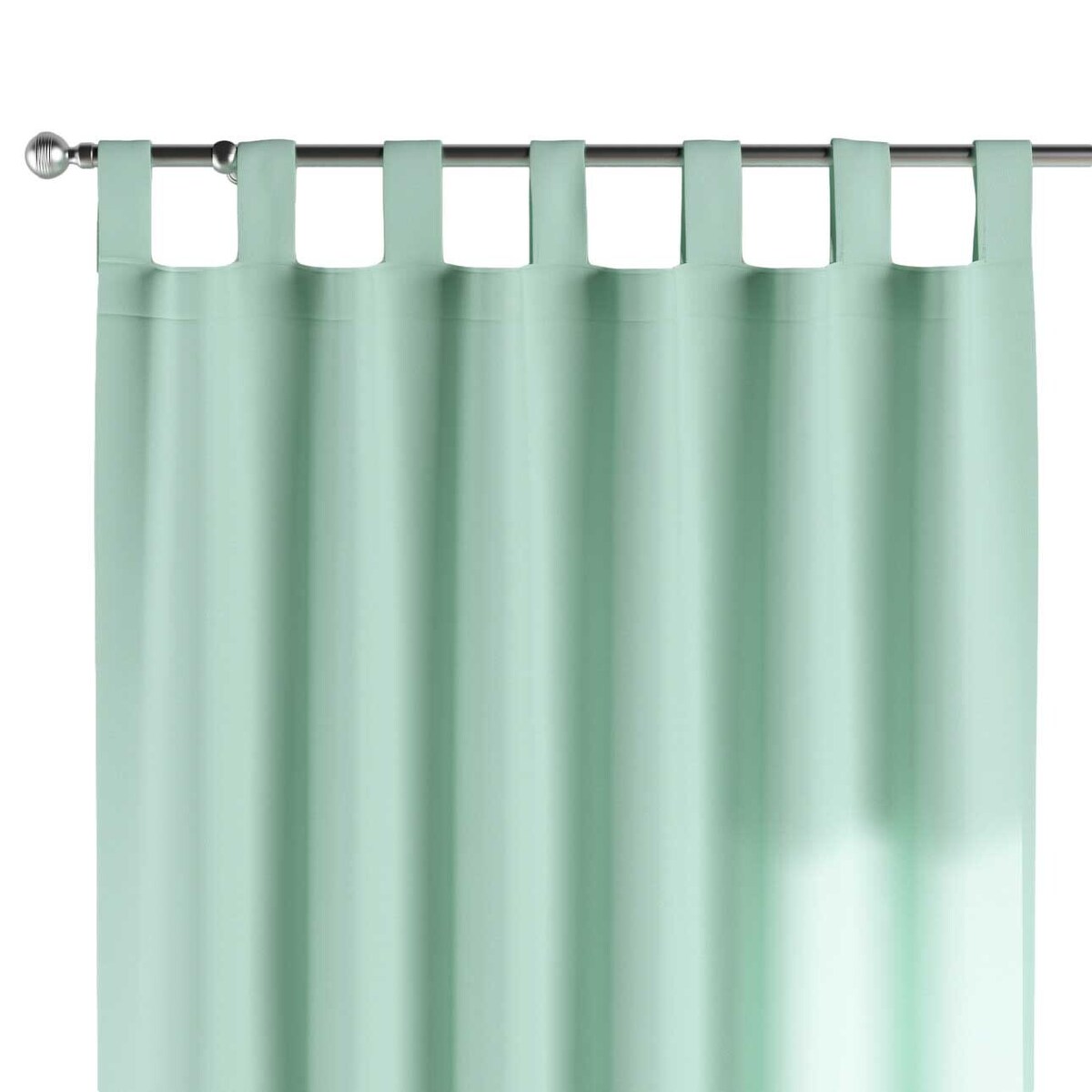 Zasłona na szelkach 1 szt. 130x260 turkusowo - miętowy