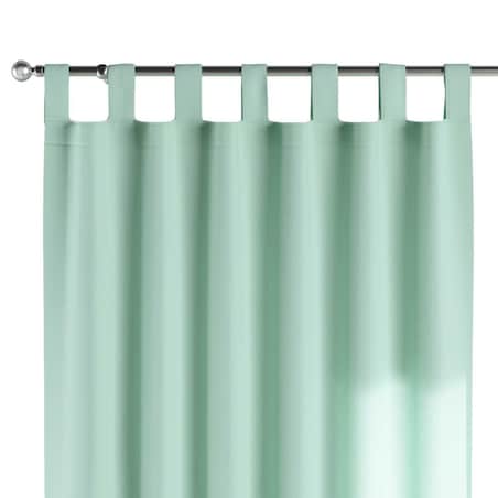 Zasłona na szelkach 1 szt. 130x260 turkusowo - miętowy