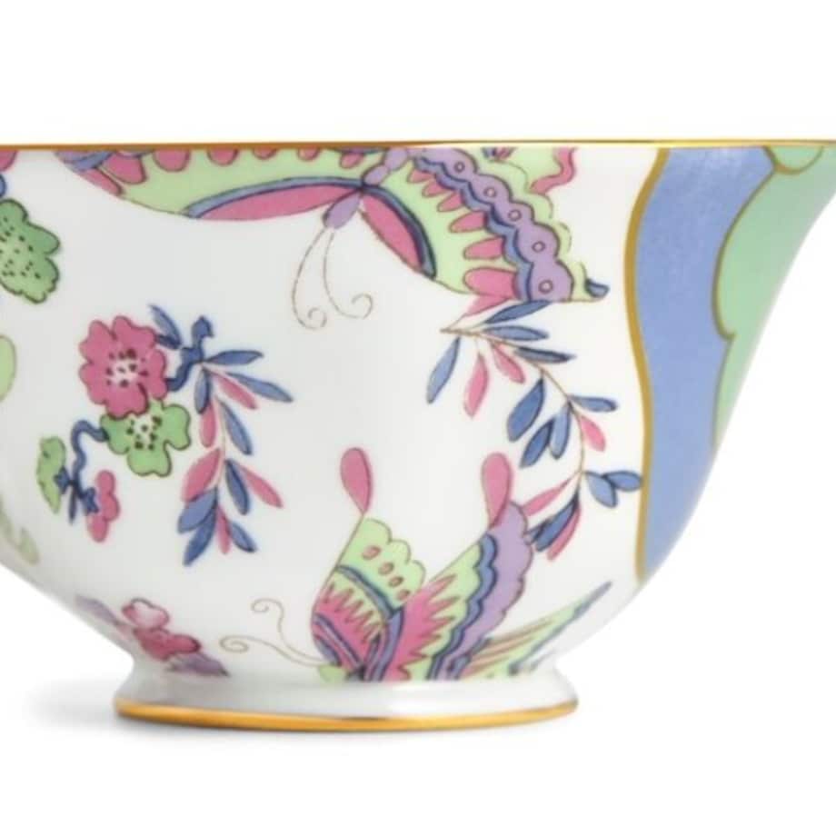 Filiżanka do herbaty ze spodkiem Green Butterfly Bloom Wedgwood
