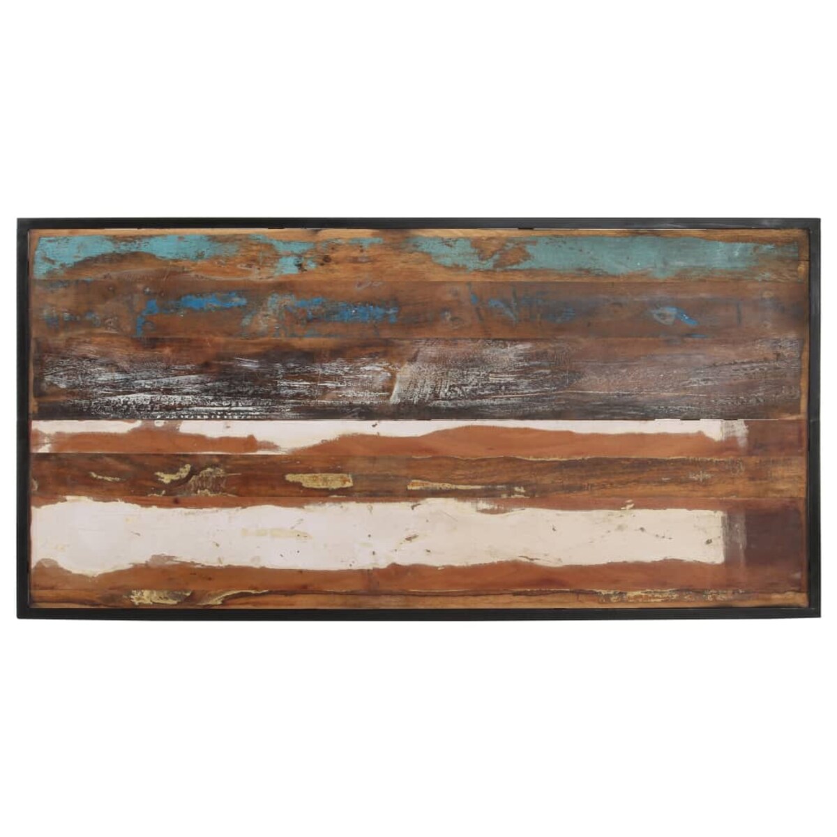 vidaXL Stół jadalniany, 140 cm, lite drewno z odzysku