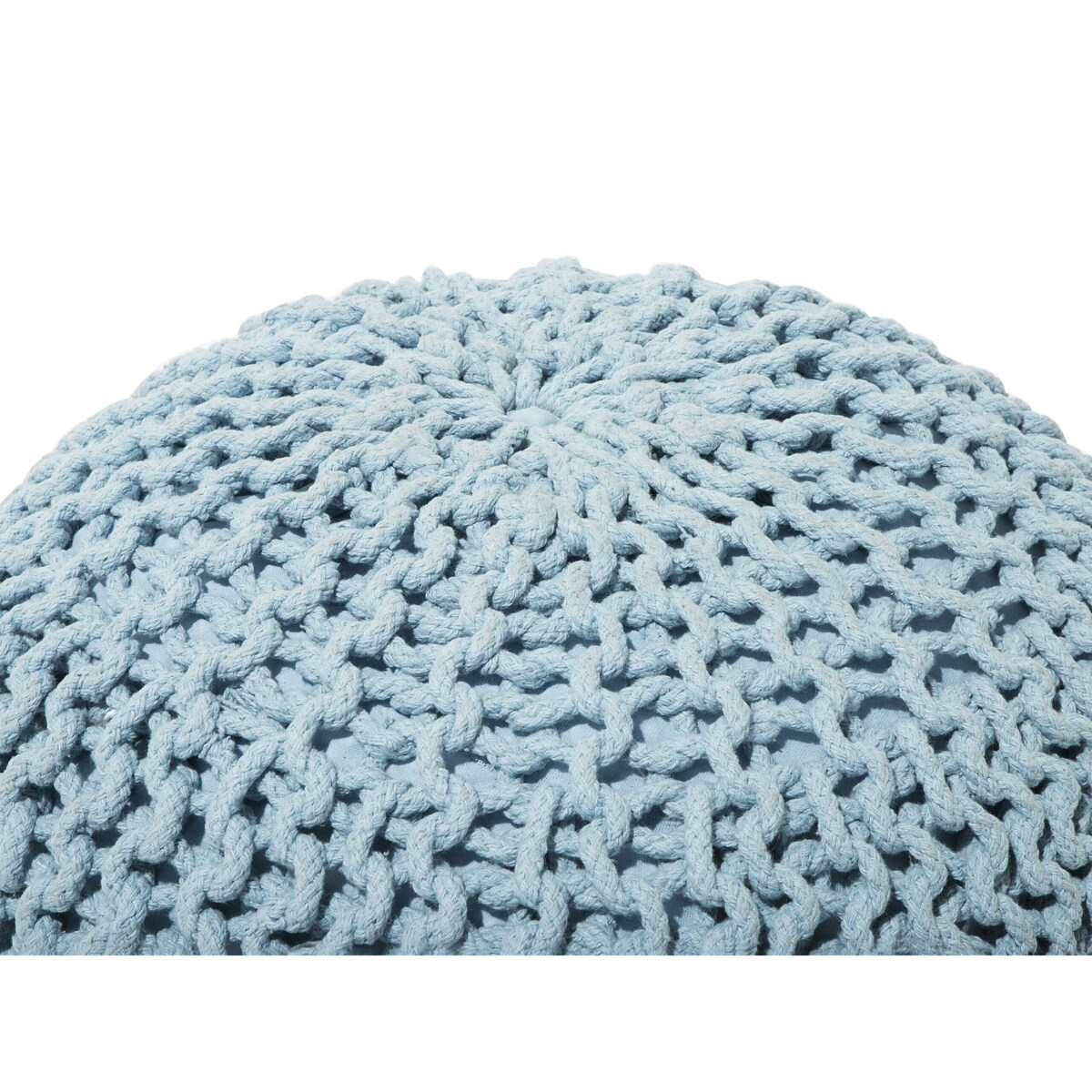 Puf 50 x 35 cm jasnoniebieski CONRAD