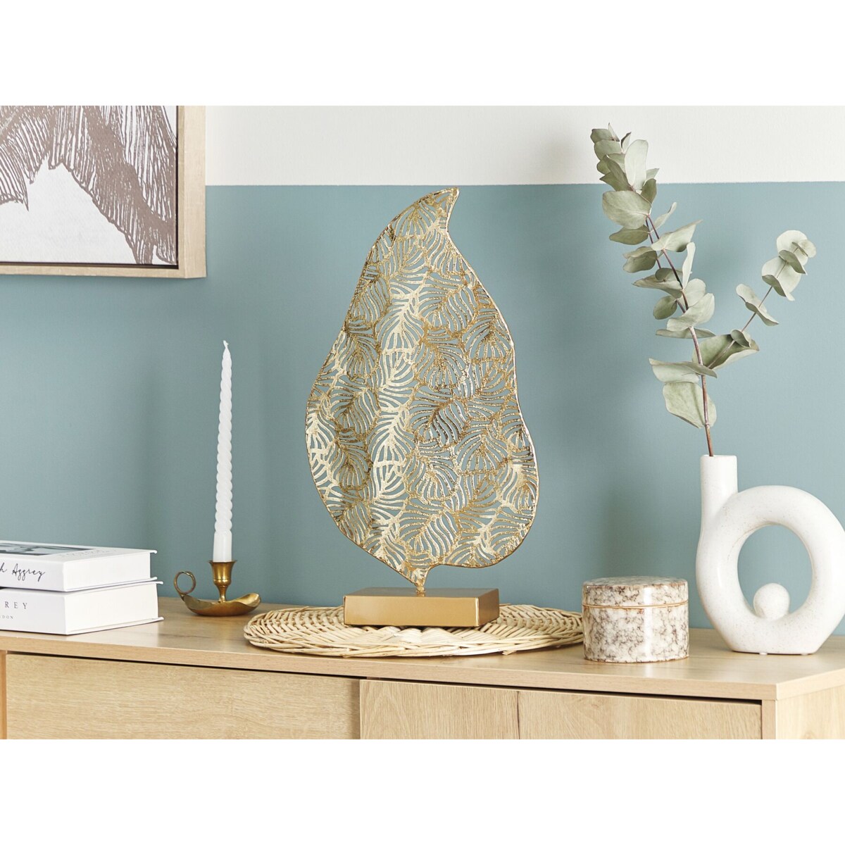 Figurka liść złota LITHIUM