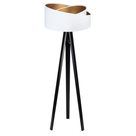 Lampa stojąca GEMSTONE biała/złota/czarna