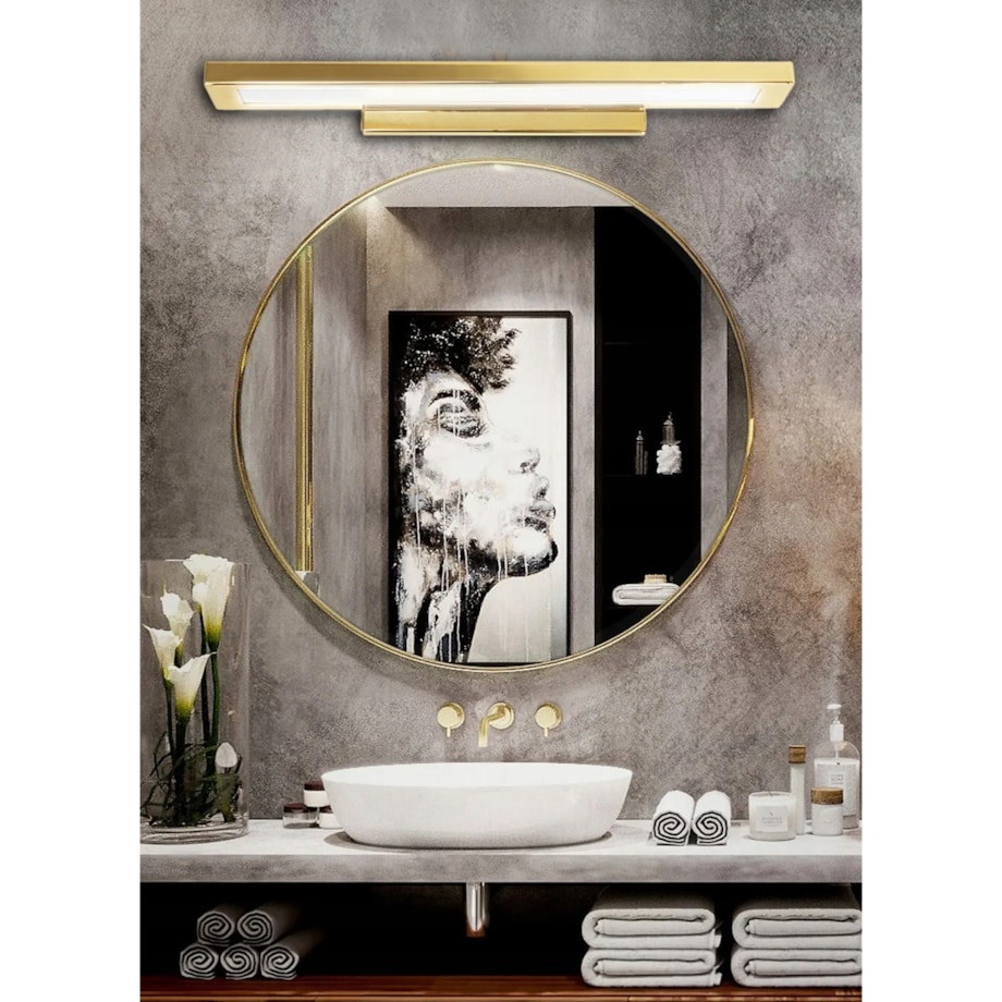 Lampa Kinkiet Led Gold 80Cm App838-1W Toolight