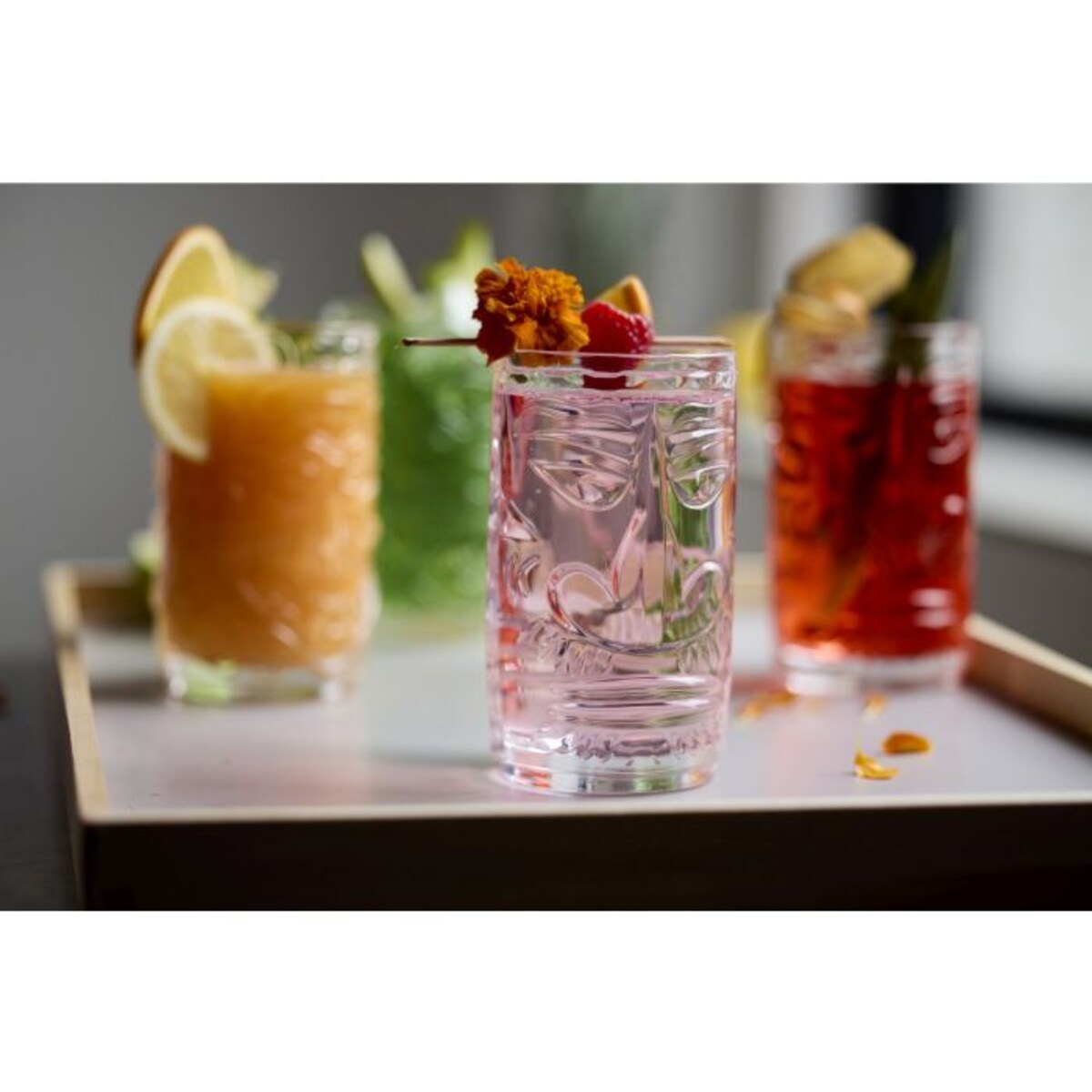 Szklanki do drinków ze szkła kryształowego Tiki 450 ml 4 sztuki 33783
