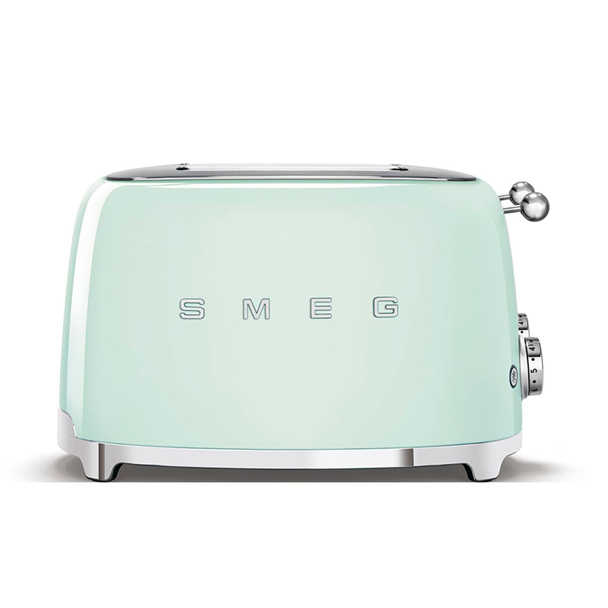 Toster na 4 kromki osobno pastelowa zieleń 50's Style, SMEG