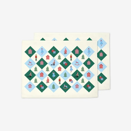 Podkładki świąteczne - Retro Święta