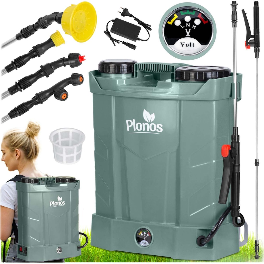Opryskiwacz akumulatorowy Plonos PL-602 plecakowy elektryczny 16L 460201