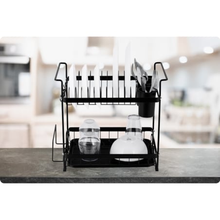 Suszarka do naczyń dwupoziomowa, ociekasz, Massido