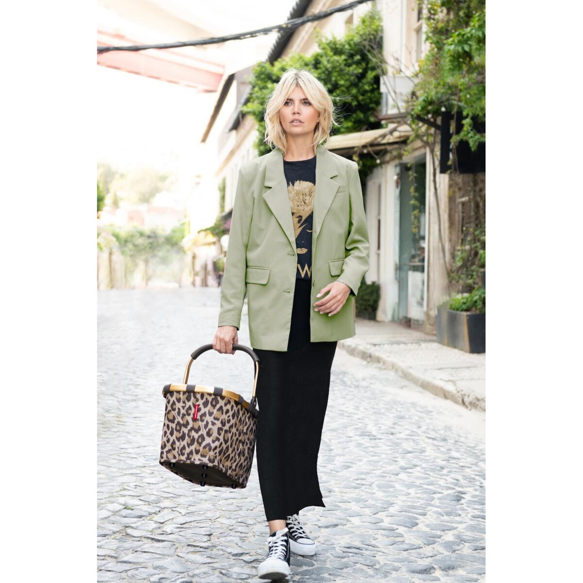 Koszyk CARRYBAG FRAME, leo macchiato