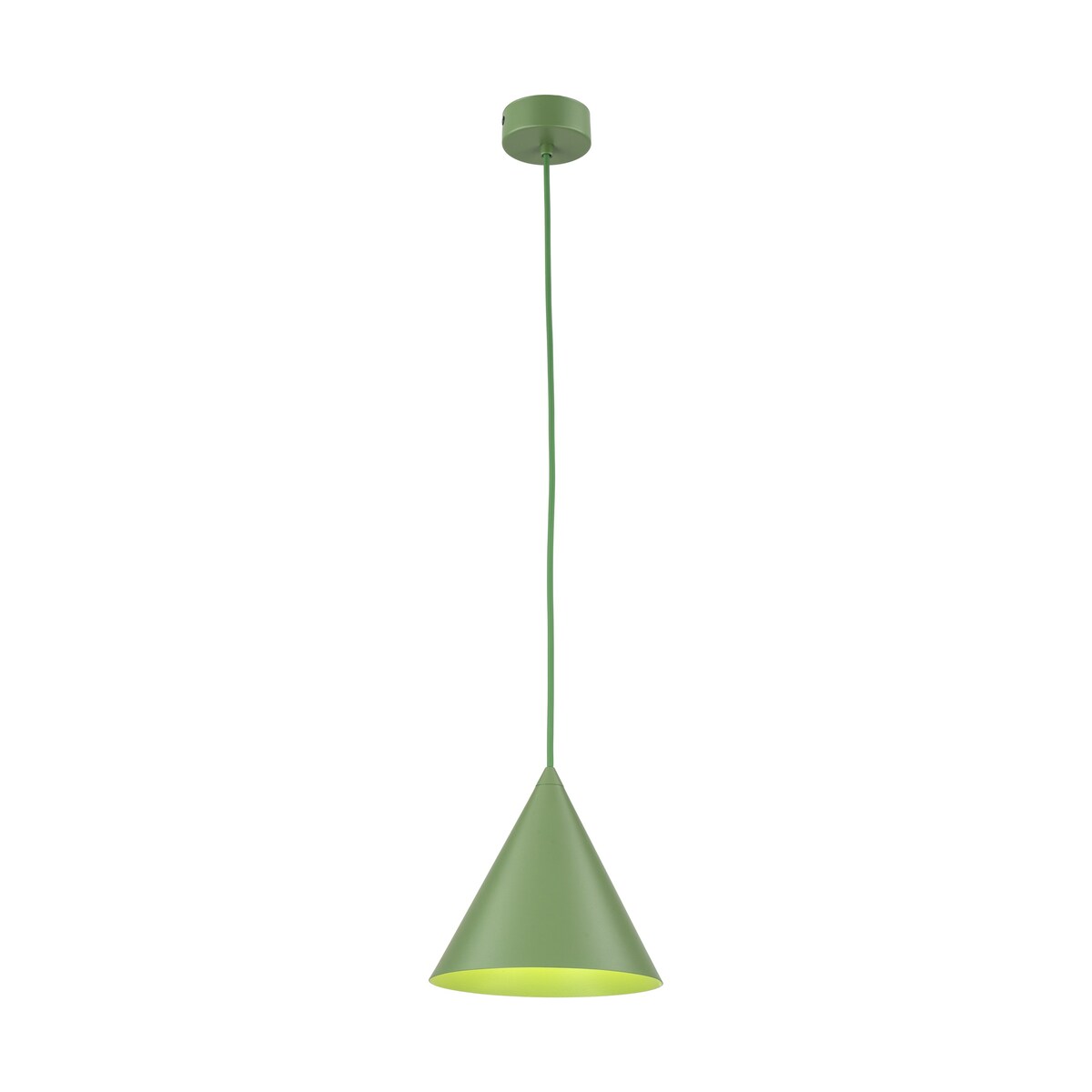 Lampa wisząca TK Lighting CONO PEAPOD S 10885 zielona metalowa E27 regulowana Polska