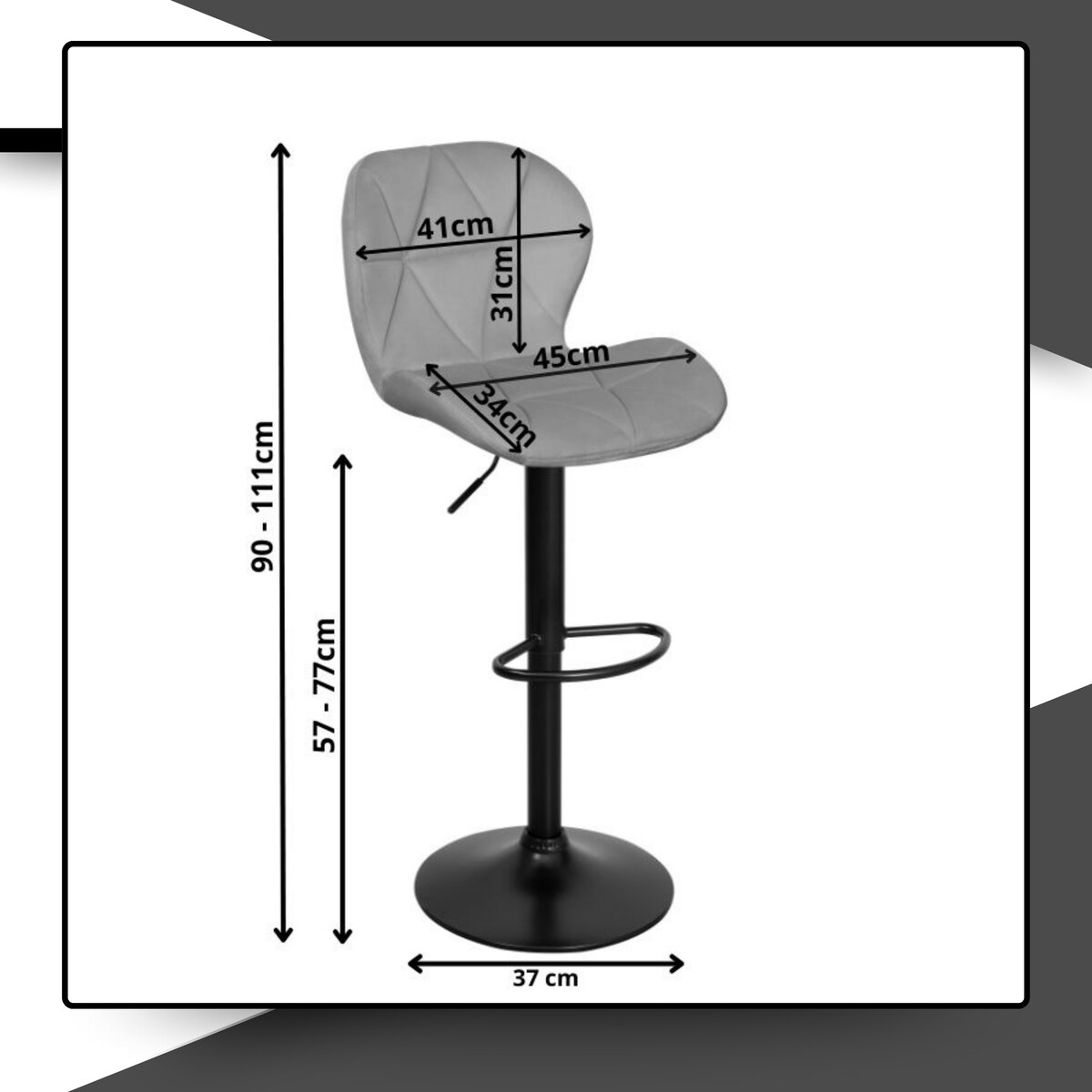 Hoker Rafi jasnoszary
