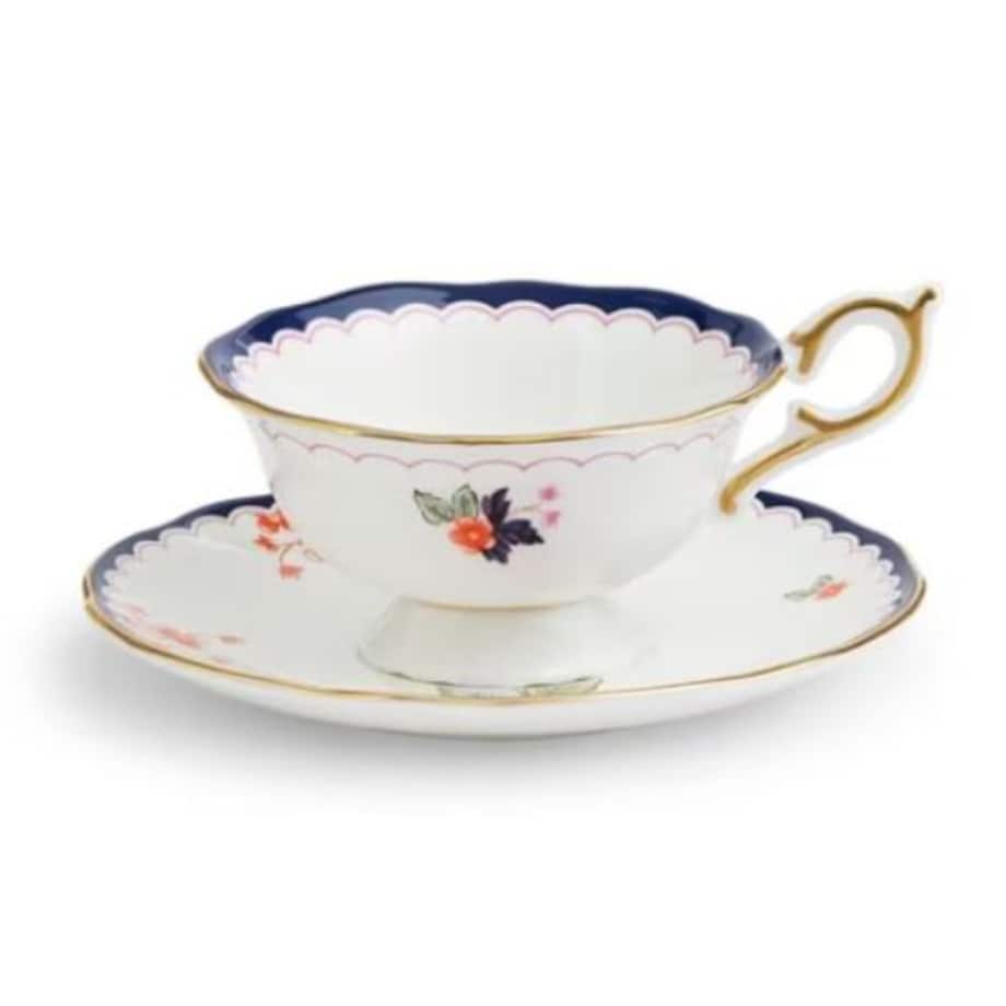 Filiżanka do herbaty ze spodkiem Jasmine Bloom Wonderlust Wedgwood