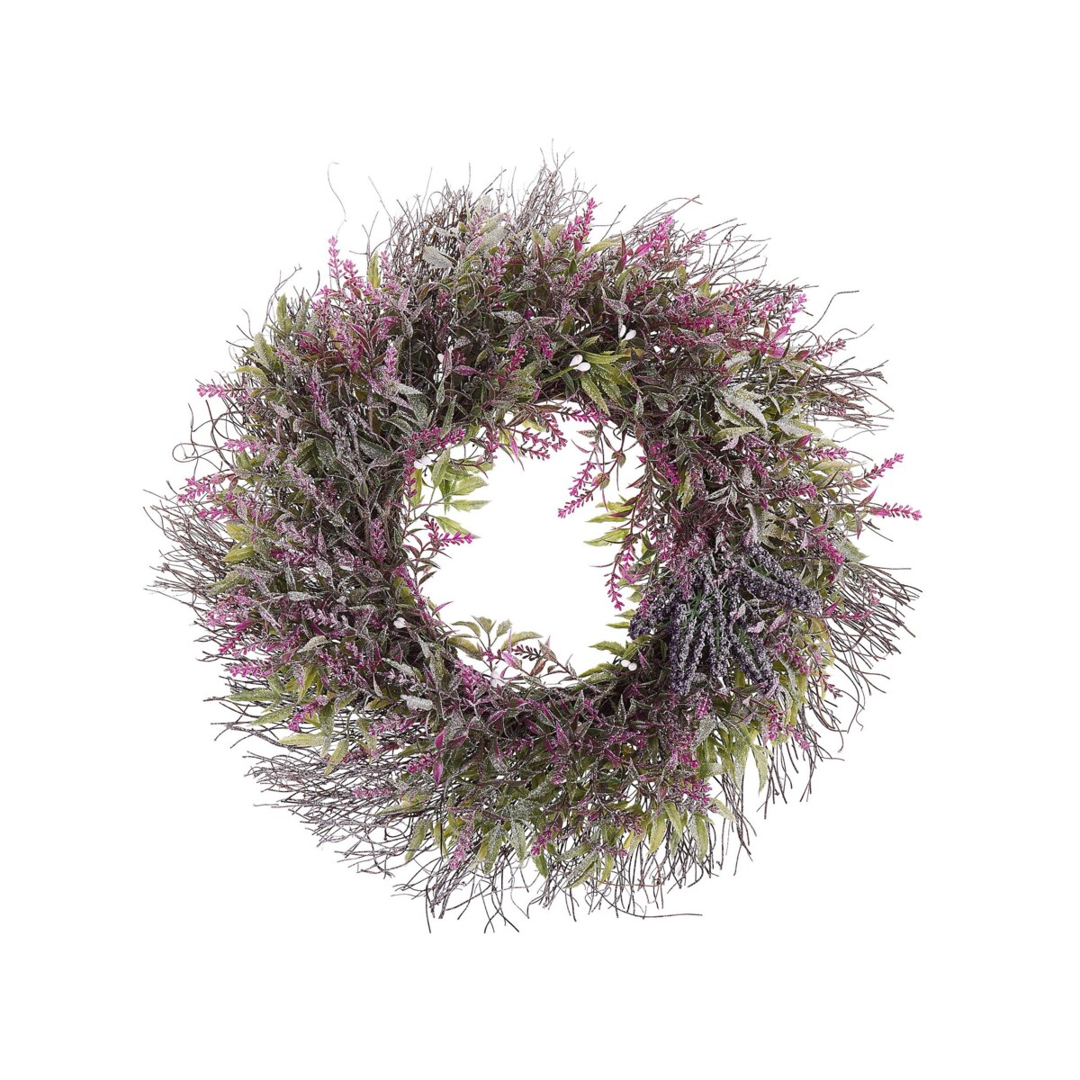 Wianek na drzwi ø 50 cm fioletowy TELDE