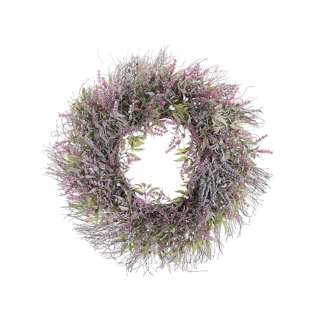 Wianek na drzwi ø 50 cm fioletowy TELDE