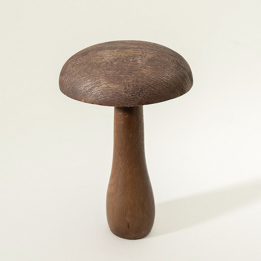 Grzybek Darkcap 12x18 cm boże narodzenie, święta, świąteczne, brązowy-naturalny, 12x12x18 cm