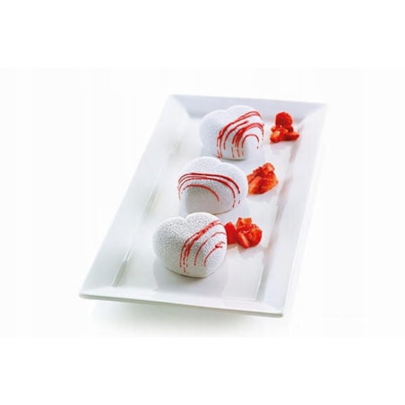 Forma silikonowa do monoporcji SERCE SILIKOMART