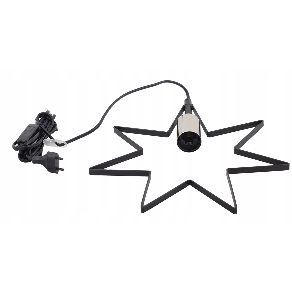LAMPA wisząca GWIAZDA metalowa 30x32cm