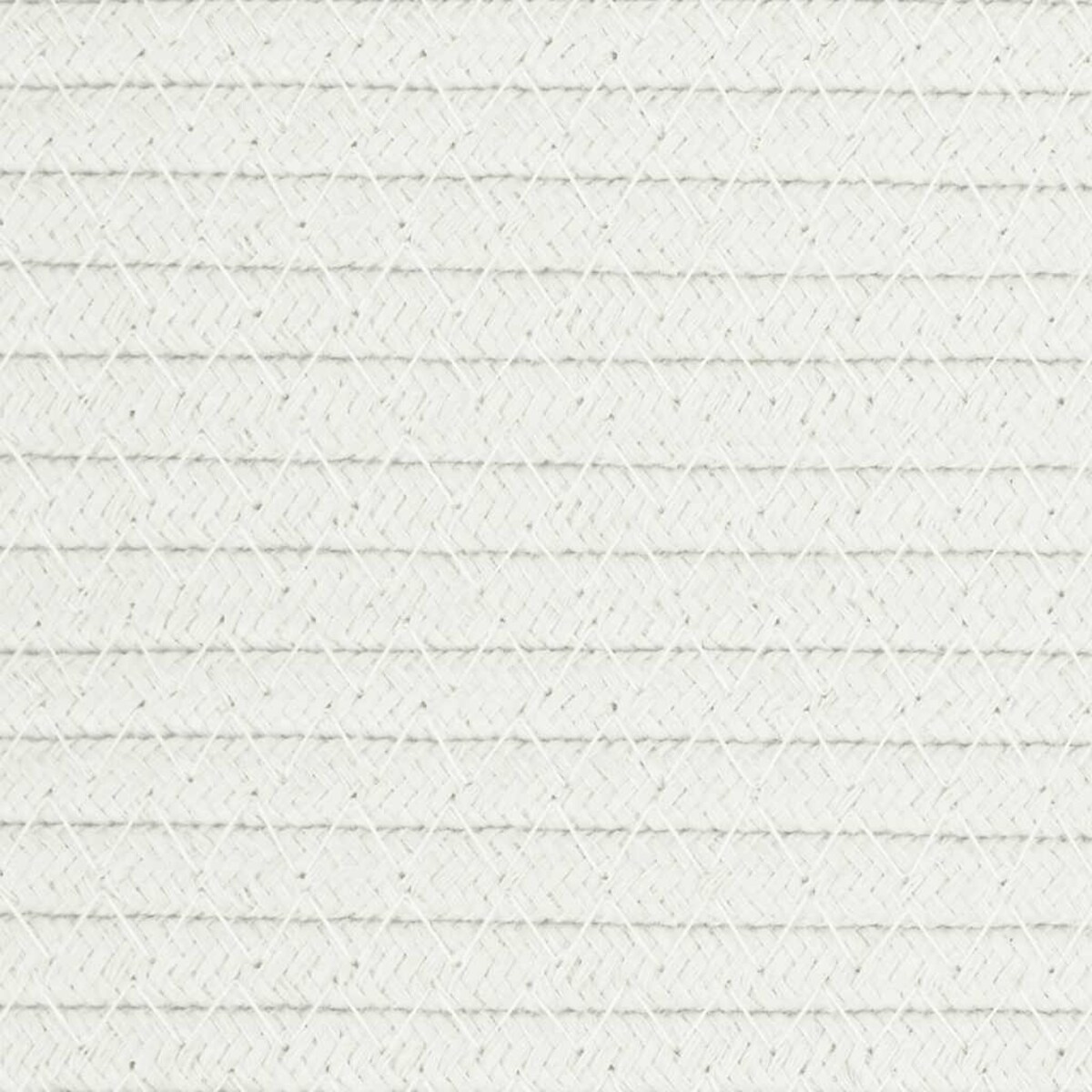 vidaXL Kosz do przechowywania, biały, Ø40x35 cm, bawełna