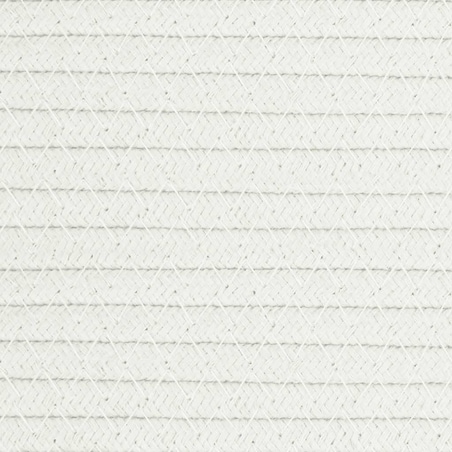 vidaXL Kosz do przechowywania, biały, Ø40x35 cm, bawełna