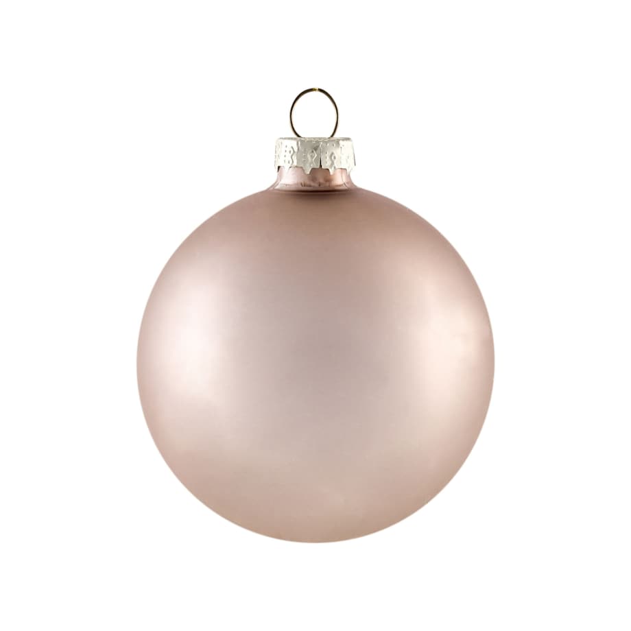 Zestaw 35 bombek FROSTING Szkło Kolorowy