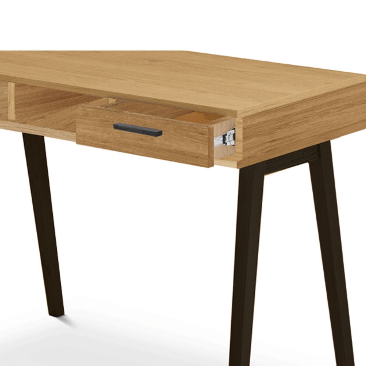 KONSIMO FRISK Biurko skandynawskie z drewna dębowego