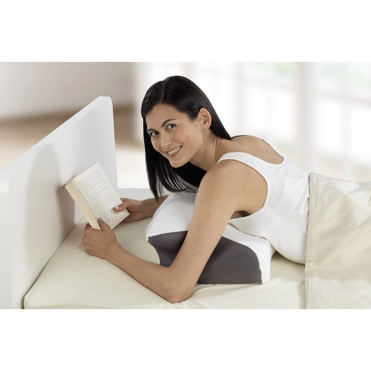 Poduszka pod głowę do spania na boku, memory foam, 60 x 36 cm