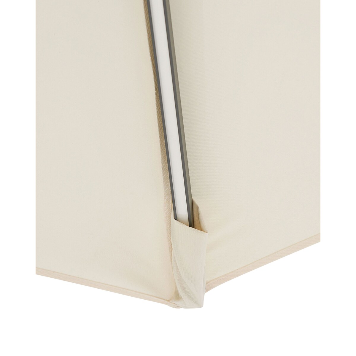 Parasol ogrodowy LED ⌀ 285 cm beżowy CORVAL