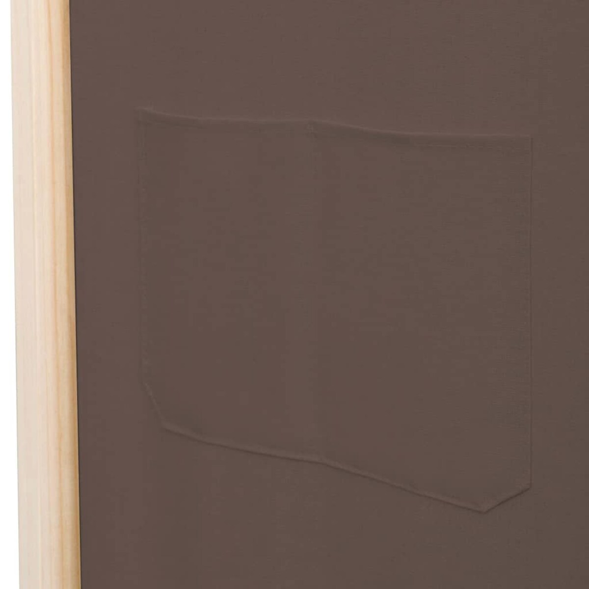 vidaXL Parawan 4-panelowy, brązowy, 160x170x4 cm, tkanina