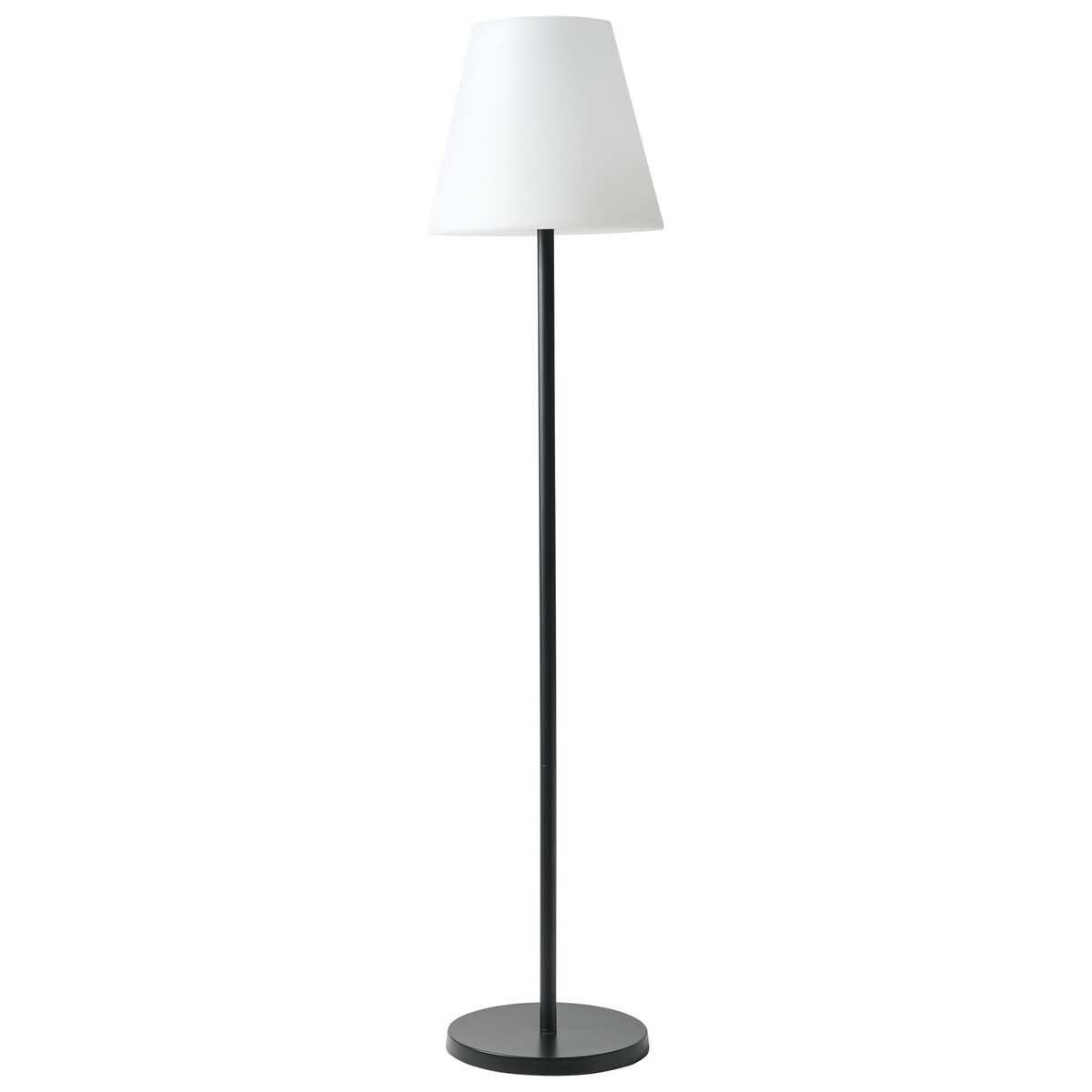 Lampa ogrodowa stojąca solarna LED FONESCA Z pilotem Biały