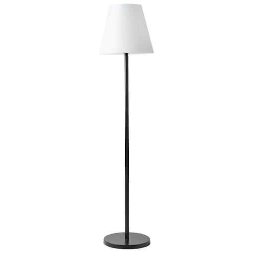 Lampa ogrodowa stojąca solarna LED FONESCA Z pilotem Biały