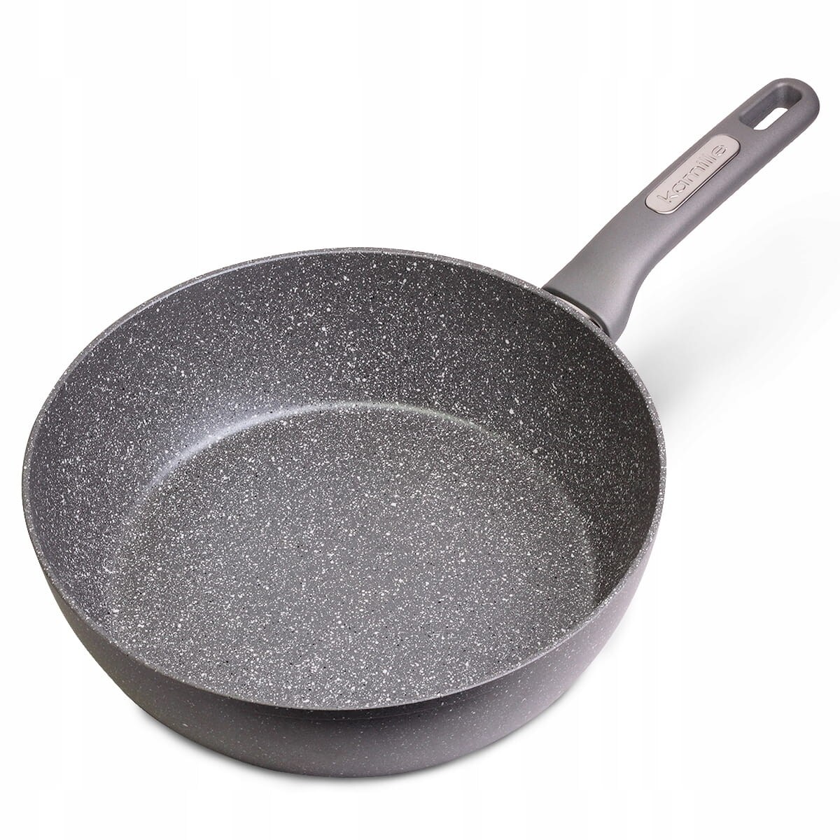Patelnia głęboka wok granitowa 28cm indukcja KAMILLE