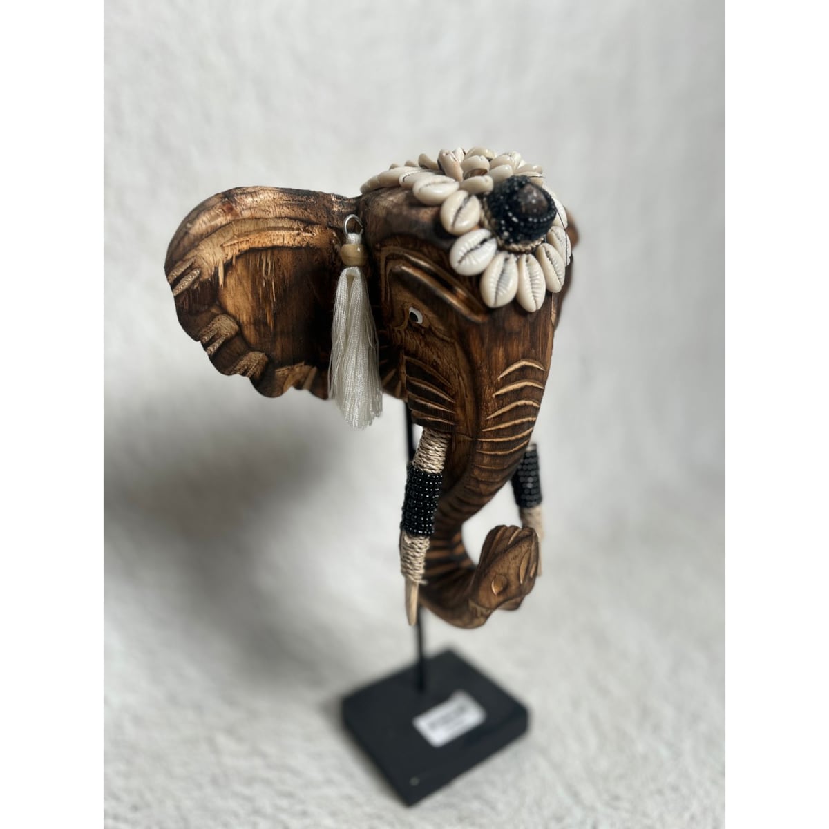 FIGURKA DEKORACYJNA SŁOŃ BIAŁY