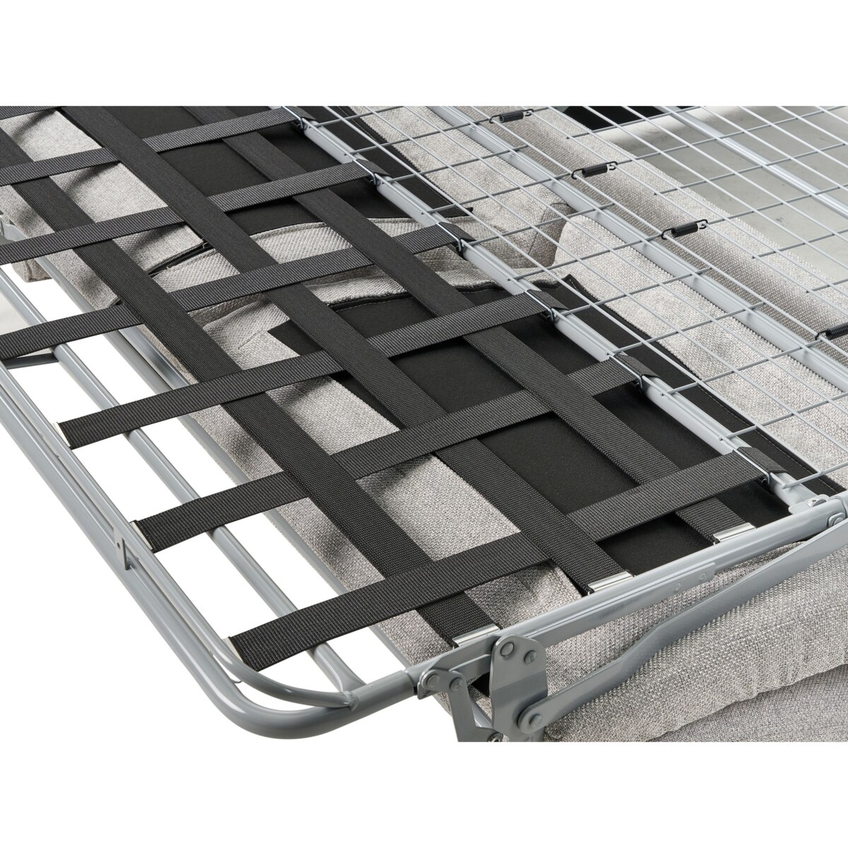 Sofa rozkładana ISHOJ Jasnoszary Tkanina