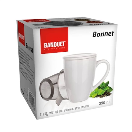 KUBEK ceramiczny Z SITKIEM zaparzacz 350ml NA HERBATE ZIOŁA napoje PREZENT