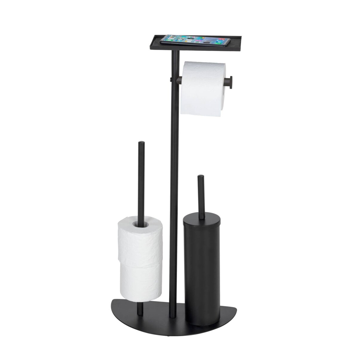 Stojak na szczotkę WC i papier z półeczką 4w1 COSENZA