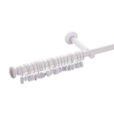 Karnisz pojedynczy Modern white matt 240cm, 240 cm