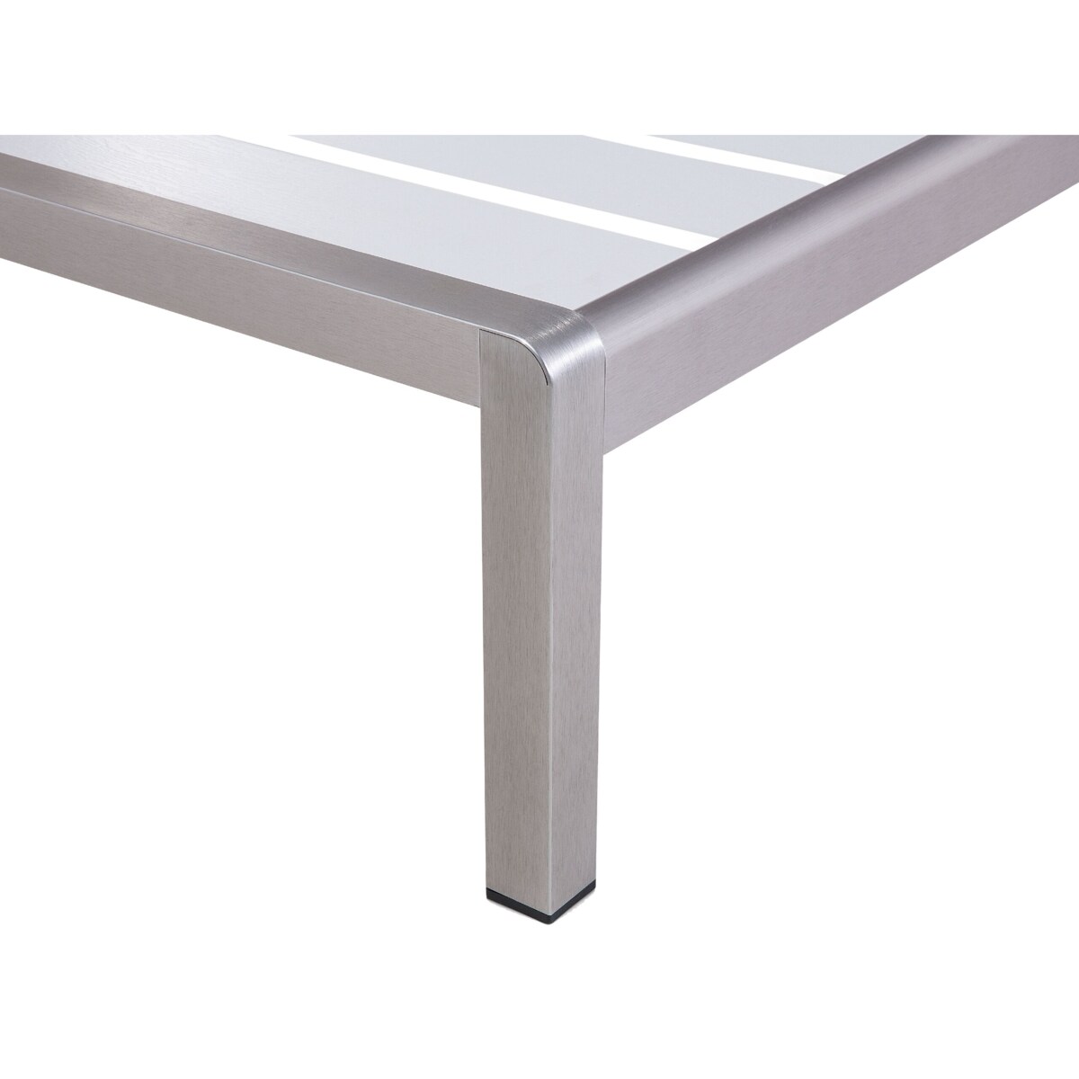 Leżak ogrodowy biały NARDO