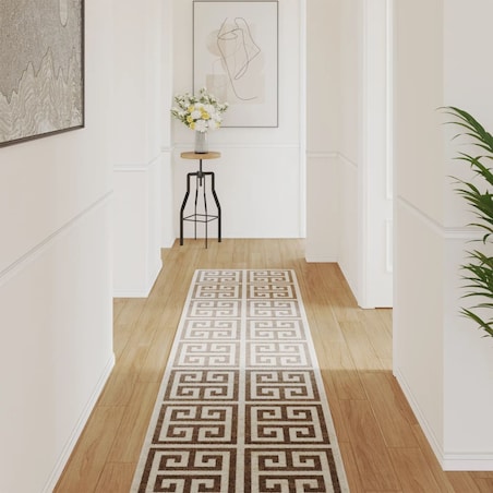 vidaXL Dywan zewnętrzny/wewnętrzny, kolorowy 80x300 cm, antypoślizgowy